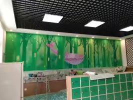 幼儿园彩绘学校文化墙