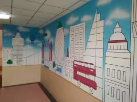 <b>幼儿园彩绘学校文化墙</b>